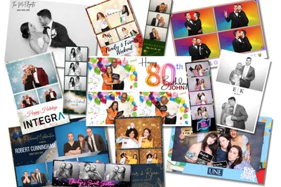 Different photo booth print layout options